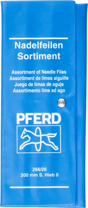 Nadelfeilensatz L.200mm Hieb SH0 DH1 12-tlg.PFERD