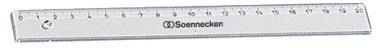 Soennecken Lineal 1820 20cm Kunststoff transparent