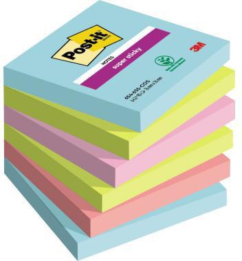 Post-it Haftnotiz Super Sticky 654-6SS-COS 76x76 mm 6St.