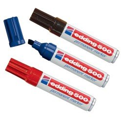 Permanentmarker 500 blau Strich-B.2-7mm Keilspitze EDDING