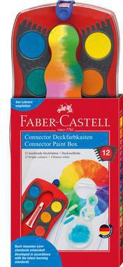 FABER CASTELL Farbkasten Connector 125030 12Farben