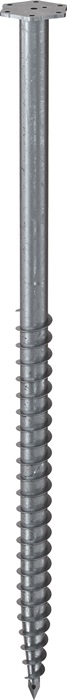 Schraubfundament M L.2100mm D.76mm Gew.M16 15,6kg STA KRINNER