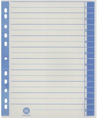 Trennblatt RC Karton 9541104100 A4 chamois/blau 100 St./Pack.