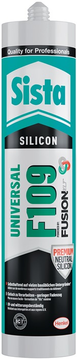 Silikondichtstoff F109 Fusion weiß 300 ml Kartusche SISTA