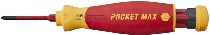 Magazinbithalter 45296 4-tlg.Schlitz/PH/+- (sl/PZD) VDE isol.WIHA