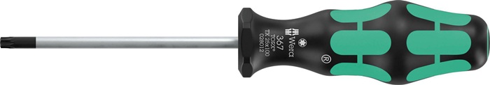 Schraubendreher 367 TORX Gr.T 25 Klingen-L.100mm 2K-Griff Rundkl.WERA