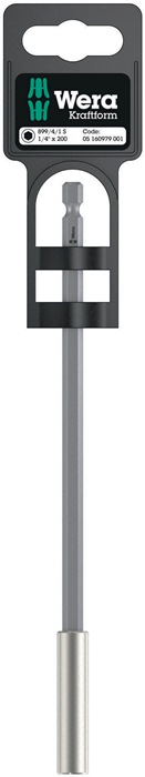 Bithalter 899/4/1 S 1/4Zoll E 6,3 1/4Zoll 1/4Zoll C 6,3 Magnet,Spreng-Ri L.200mm