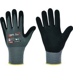 Handschuh OPTIMATE Gr.6 grau/schwarz EN 420/EN 388 PSA II OPTIFLEX