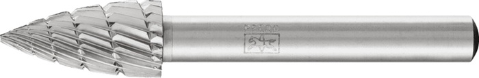 Frässtift SPK D.10mm Kopf-L.20mm Schaft-D.6mm HSS Verz.3 PFERD