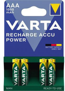 Varta Akku Professionlal 5703301404 Micro AAA 1.000mAh 4 St./Pack.