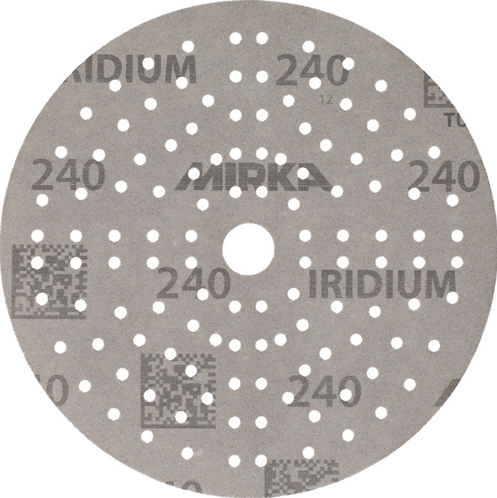 Haftschleifscheibe IRIDIUM Grip 121L 150mm K.240 f.HO/Metall/Lack/Ku.