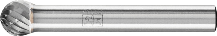 Frässtift KUD D.8mm Kopf-L.7mm Schaft-D.6mm HM Verz.3 PLUS PFERD
