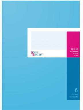 K+E Spaltenbuch A4 6 Spalten 40 Bl 8611061