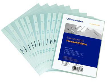 Soennecken Prospekthülle 1613 DIN A5 PP transparent 100 St./Pack.