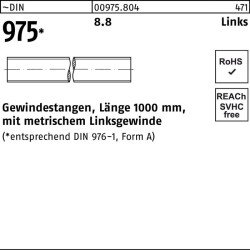 Gewindestange DIN 975 links M10 -LHx 1000mm 8.8 1 Stück
