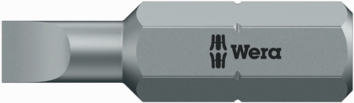 Bit 800/1 Z DIN3126-D6,3/ISO1173 Schlitz Klingendicke1,2xB6,5mm L.25mm CV-Mo