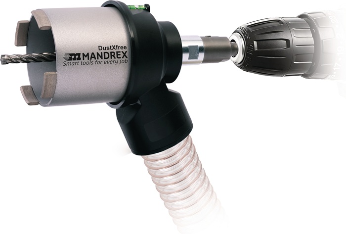 Lochsägen-Satz Mandrex DustXtractor NXT 6-tlg.82mm Schnitt-T.60mm MANDREX