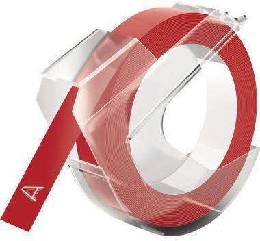 DYMO Prägeband 520102 9mmx3m sk Kunststoff glänzend rot