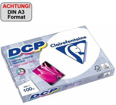Clairefontaine Farblaserpapier DCP 1822C DIN A3 100g ws 500 Bl./Pack.