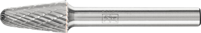 Frässtift KEL D.10mm Kopf-L.20mm Schaft-D.6mm HM Verz.3 PLUS PFERD