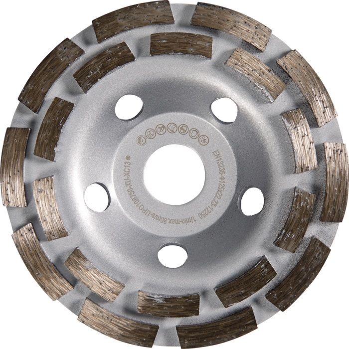 Diamantschleiftopf Univ.115mm Beton/Putz/Estrich/Fliesenkleber 22,23mm D 426 TW