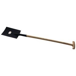 Rohrdüllspaten Blattmaß 275x180mm Gr.2 m.T-Stiel 850mm 1700g KRUMPHOLZ
