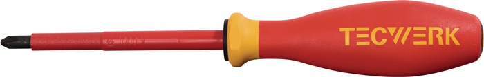 Schraubendreher Gr.PH 2 Klingen-L.100mm VDE isol.TECWERK