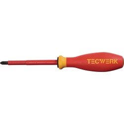Schraubendreher Gr.PH 2 Klingen-L.100mm VDE isol.TECWERK