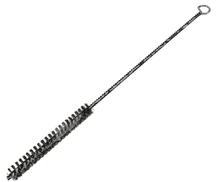 Düsenbürste L.320mm D.10mm 0,15mm VA gewellt Besatz-L.100mm m.Öse OSBORN