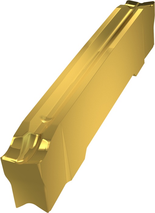 Wendeschneidplatte ISO GL3-D250G02-PM:G8330 Breite 2,55mm PVD beschichtet Gold