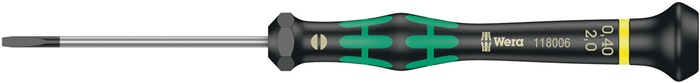 Elektronik-Feinmechanik-Schraubendreher 2035 2mm Klingen-L.60mm WERA