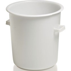 Kunststoffbehälter rd.75l HD-PE weiß D515xH530mm m.Außengriff CRAEMER