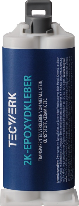 2K-Epoxidklebstoff 50g farblos Doppelkart.TECWERK