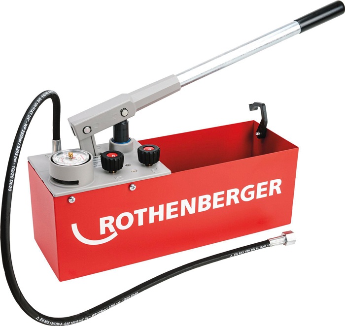 Prüfpumpe RP 50 0-60bar R 1/2 Zoll Saugvolumen p.Hub ca.45 ml Stahl