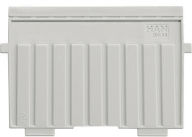 HAN Stützplatte 9026-11 DIN A6 quer Polystyrol lichtgrau