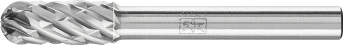 Frässtift WRC D.8mm Kopf-L.20mm Schaft-D.6mm HM Verz.STEEL PFERD