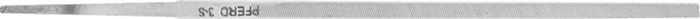 Werkstattfeile DIN 7261 L.100mm Q.4mm Hieb 3 4-KT.PFERD