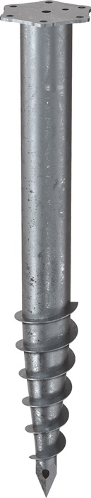 Schraubfundament M L.800mm D.76mm Gew.M12 4,2kg STA KRINNER