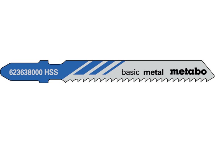 Stichsägeblätter classic Nutz-L.51mm Zahnteilung2mm HSS gefr. gewellt 5St.