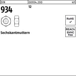 Sechskantmutter DIN 934 M24 12 25 Stück
