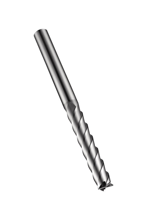 Schaftfräser S718 D.4mm Gesamt-L.100mm Schneiden-L.31mm HM AlCrN 40Grad Z.4