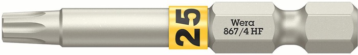 Bit 867 TORX® HF 1/4 Zoll TX 25 L.50mm m.Farbleitsystem WERA