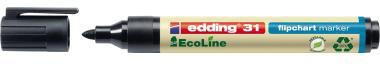 edding Flipchartmarker 31 EcoLine 4-31001 1,5-3mm Rundspitze schwarz