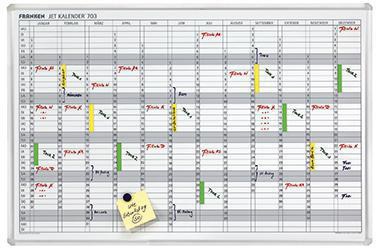 Franken Jahresplaner JetKalender JK703 90x60cm 12Monate weiß