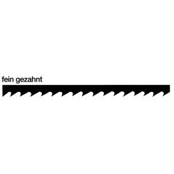 Laubsägeblatt Finis L.13cm Nr.1 (FEIN) f.Metall VE=1 Gros=144 Bl.HAUNSTETTER