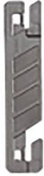 Leitz Deckleiste 17200095 102x22mm sw 50 St./Pack.
