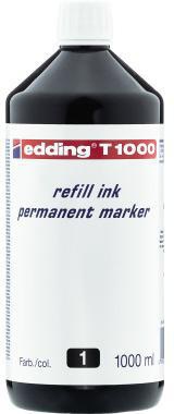 edding Nachfülltusche T1000 4-T1000001 1.000ml schwarz
