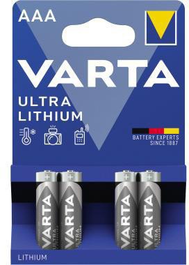 Varta Batterie 6103301404 AAA Micro 1,5V 4 St./Pack.