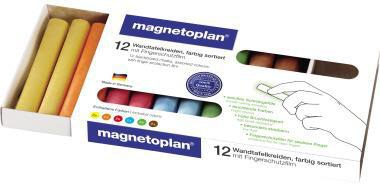 magnetoplan Tafelkreide 12306 farbig sortiert 12 St./Pack.