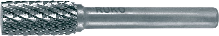 Frässtift ZYA D.8mm Kopf-L.18mm Schaft-D.6mm HM Blank Verz.KVZ 4 RUKO